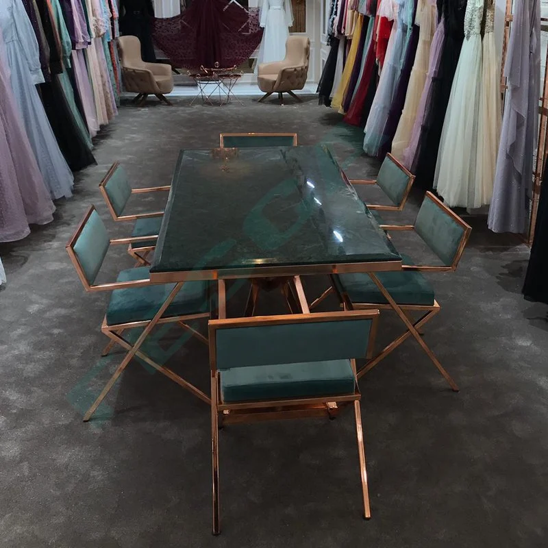 Verde Guatemala Marble Table 74